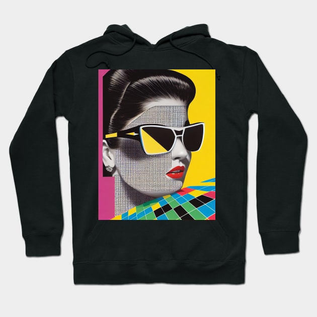 Modern woman in pop-art style Hoodie by loucaski